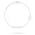 Srebrna bransoletka blaszka belka ring Supreni grawer  BG247-925-S marko