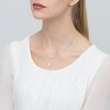 Srebrny naszyjnik z belką łańcuszek rolo N695-925-S marko