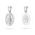 Srebrny medalik Matka Boska Cudowna pr.925 dwustronny D210-925-S marko