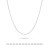 Łańcuszek z białego złota ankier diamentowany pr.585 L006-585 marko