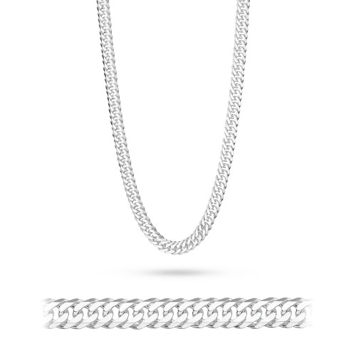 Łańcuszek srebrna podwójna Pancerka 50 cm L233-925-50 marko