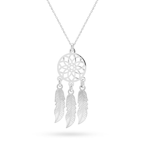 Srebrny naszyjnik łapacz snów Dreamcatcher Virino N237-925-S marko