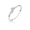 Delikatny pierścionek z białego złota brylantami 0.03ct Obietnice W505-B585-B0.03 marko