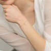 Pozłacana bransoletka literka na łańcuszku Z Imiona B1007-925-Z-Z marko