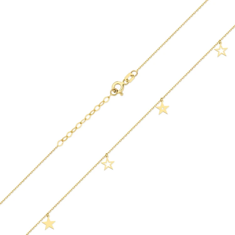 Złoty naszyjnik gwiazdki z brylantem Supreni NB022-585-B0.005 marko