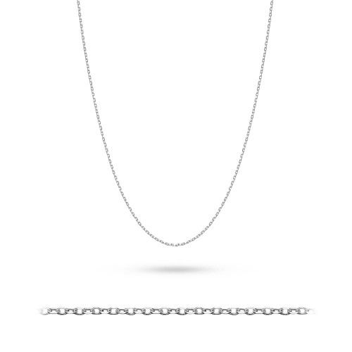 Krótki srebrny łańcuszek choker 38cm ankier  L028-925-38 marko