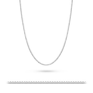 Srebrny łańcuszek Kostka pr 925