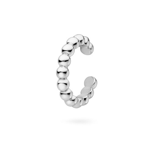Srebrny kolczyk kółko nausznica nakładka fake piercing kuleczki 
 K1114-925-S marko