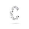 Srebrny kolczyk kółko nausznica nakładka fake piercing cyrkonie falka K1177-925-S marko