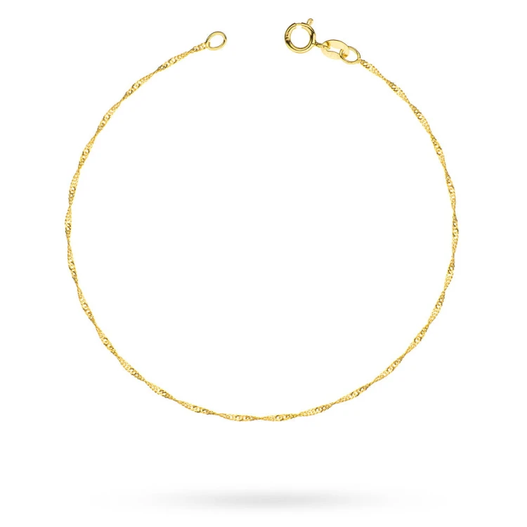 Złota bransoletka Singapur 18cm próba 375 B1001-375-18 marko
