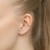 Pozłacany kolczyk kółko nausznica nakładka fake piercing kuleczki K1114-925-Z marko