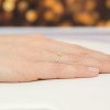 Pozłacany pierścionek z cyrkonią delikatny gwiazda Supreni JP045-925-Z marko