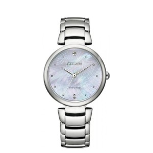 Citizen EM0850-80D zegarek damski na stalowej bransolecie