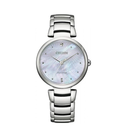 Citizen EM0850-80D zegarek damski na stalowej bransolecie