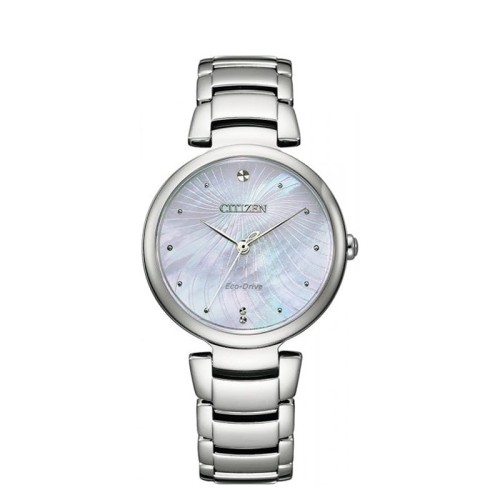 Citizen EM0850-80D zegarek damski na stalowej bransolecie