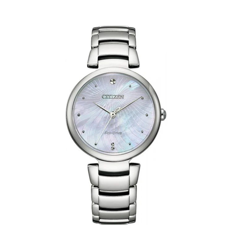 Citizen EM0850-80D zegarek damski na stalowej bransolecie