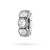 Srebrna zawieszka wisiorek Charms przekładka kwadratowe cyrkonie Z595-925-S marko