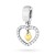 Srebrna zawieszka wisiorek Charms serce w sercu Z583-925-S marko