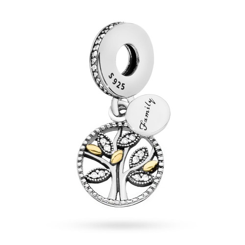 Srebrna zawieszka wisiorek Charms drzewo Family Z582-925-S marko