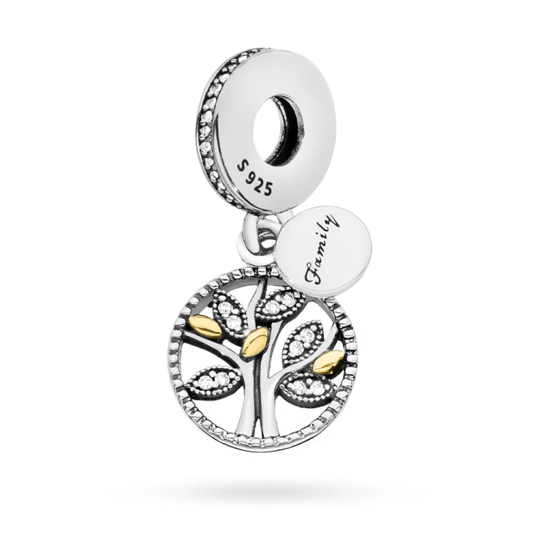 Srebrna zawieszka wisiorek Charms drzewo Family Z582-925-S marko