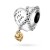 Srebrna zawieszka wisiorek Charms serce łańcuszek Keep me safe Z580-925-RS marko