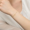 Złota bransoletka z koralikami nieskończoność Kleur B1078-333 marko