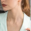Złota zawieszka ażurowe serca złączone wisiorek 333 Fancy Z092-333 MARKO