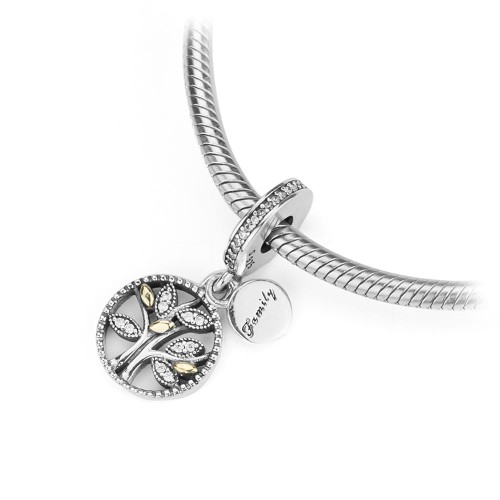 Srebrna zawieszka wisiorek Charms drzewo Family Z582-925-S marko