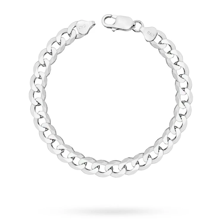 Srebrna bransoletka męska 8mm Pancerka 20cm pr.925 bransoleta B982-925-20 marko