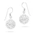 Srebrne kolczyki błyszczące kule shamballa Swarovski 12mm Soledo K1201-925 marko
