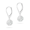 Srebrne kolczyki błyszczące kule shamballa Swarovski 8mm Soledo K1203-925 marko