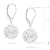 Srebrne kolczyki błyszczące kule shamballa Swarovski 12mm Soledo K1205-925 marko