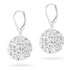Srebrne kolczyki błyszczące kule shamballa Swarovski 16mm Soledo K1207-925 marko