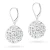 Srebrne kolczyki błyszczące kule shamballa Swarovski 16mm Soledo K1207-925 marko