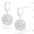 Srebrne kolczyki błyszczące kule shamballa Swarovski 16mm Soledo K1207-925 marko