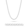 Srebrny łańcuszek męski 5,3mm Pancerka 45cm łańcuch 925 MARKO