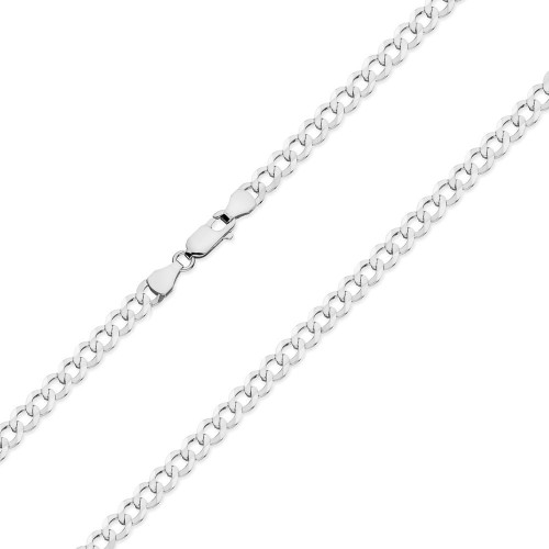 Srebrny łańcuszek męski 5,3mm Pancerka 45cm łańcuch 925 MARKO