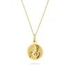 Komplet złoty medalik z Aniołkiem z łańcuszkiem 42cm D396-333-L034-42 marko