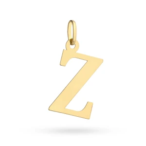 Złota zawieszka wisiorek litera Z Imiona