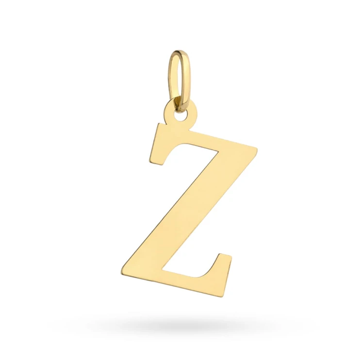 Złota zawieszka wisiorek litera Z Imiona Z-GW-071-585 marko