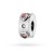 Srebrna zawieszka wisiorek koralik z różowymi sercami stoper Charms Z603-925-R marko