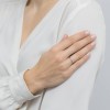 Srebrny delikatny pierścionek cienka obrączka do noszenia po kilka Supreni JP049-925-S marko