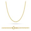 Złoty łańcuszek rolo diamentowany L-GW-007-585 marko