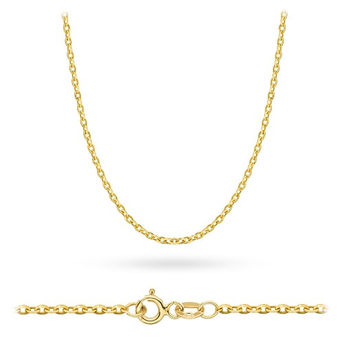 Złoty łańcuszek rolo diamentowany L-GW-007-585 marko