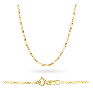 Złoty łańcuszek figaro gucci