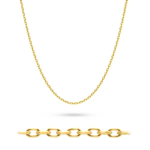 Złoty łańcuszek celebrytka Ankier pr.585 42 - 45cm