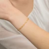 Pozłacana bransoletka szeroki łańcuszek ankier paperclip Supreni B1111-925-Z marko