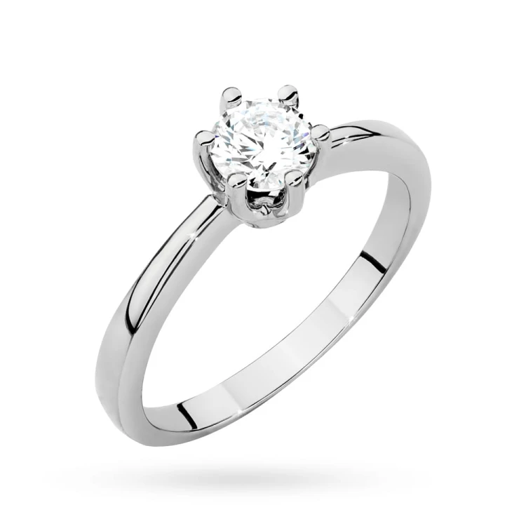 Okazały pierścionek z białego złota z brylantem 0,50ct Klasyka W563-B585-B0.50 marko