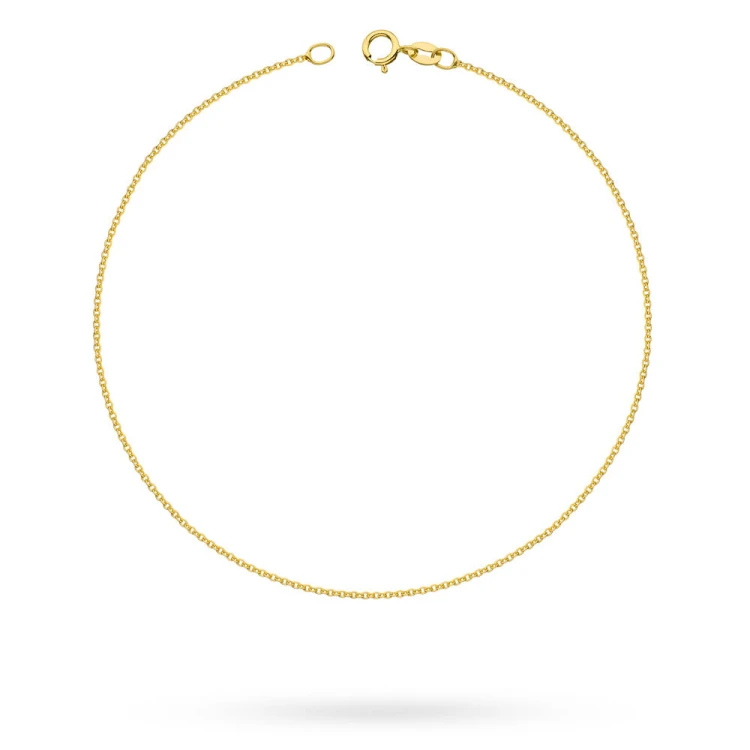 Złota bransoletka na nogę kostkę rolo 25cm BN062-585 marko