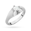 Białe złoto pierścionek z dużym brylantem 0,50ct Generacja W545-B585-B0.50 marko